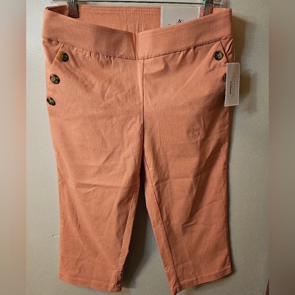 Christopher & Banks Comfort Stretch Slimming Crop Capri Pants Size 6 NWT